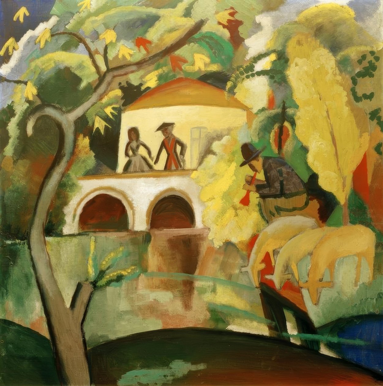 Rokoko autorstwa August Macke