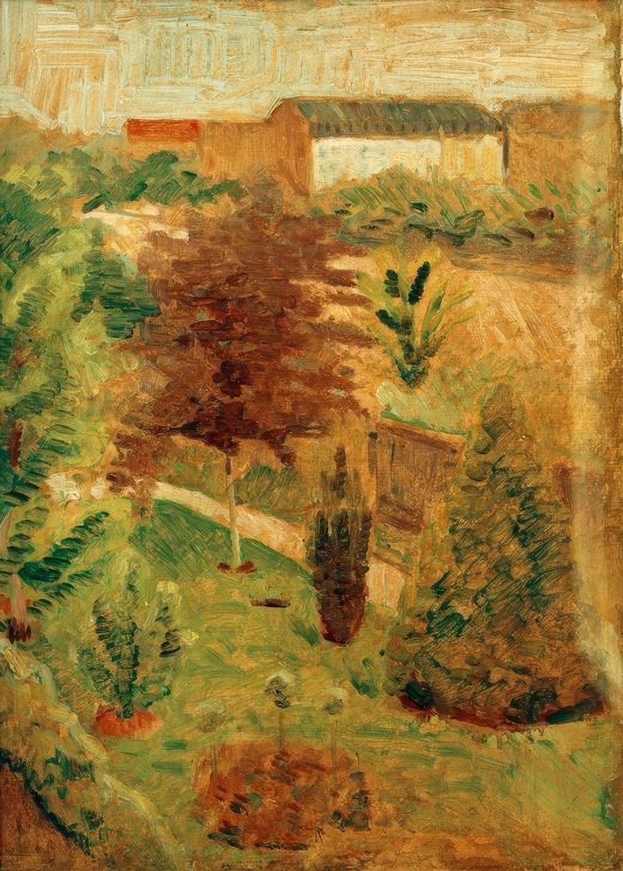 Nasz ogród w Bonn autorstwa August Macke