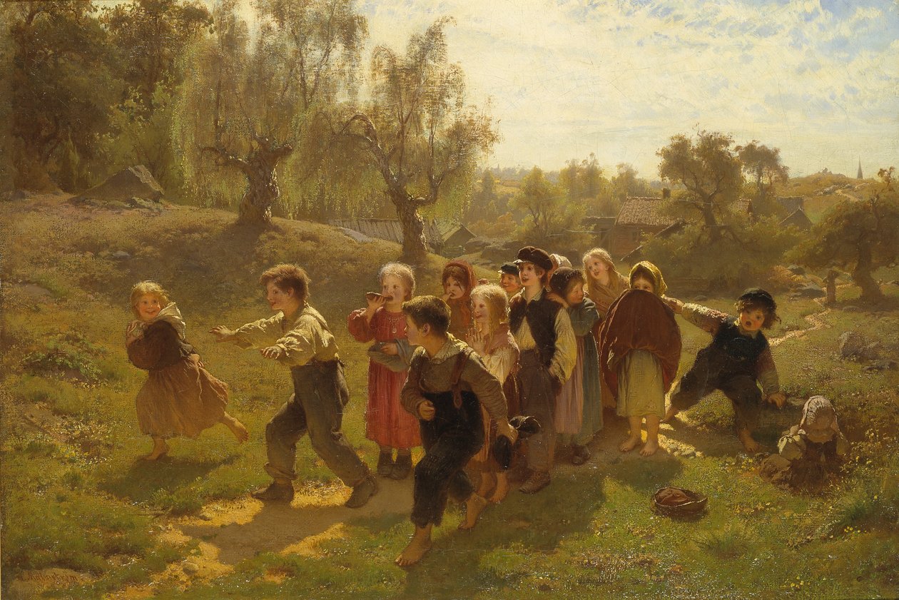 Gra autorstwa August Malmström