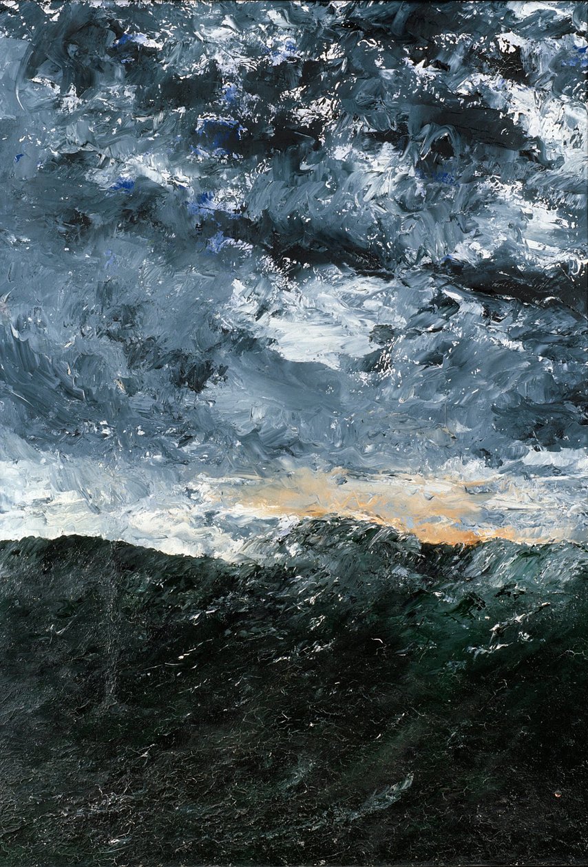Krajobraz, pejzaż morski – Vågen VIII (Fala VIII) autorstwa August Johan Strindberg