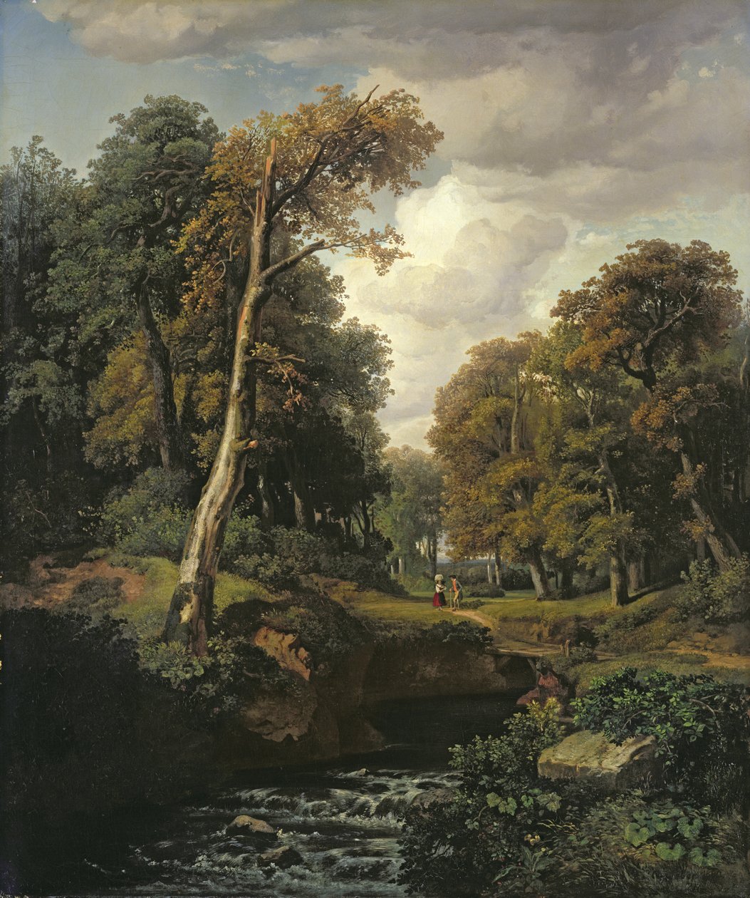 Krajobraz, 1850 autorstwa August Weber