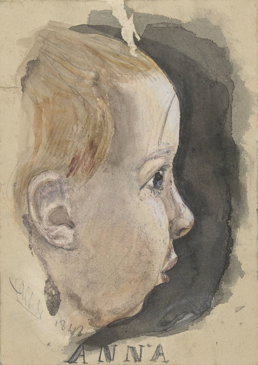 Portret Anny Allebé autorstwa August Allebe