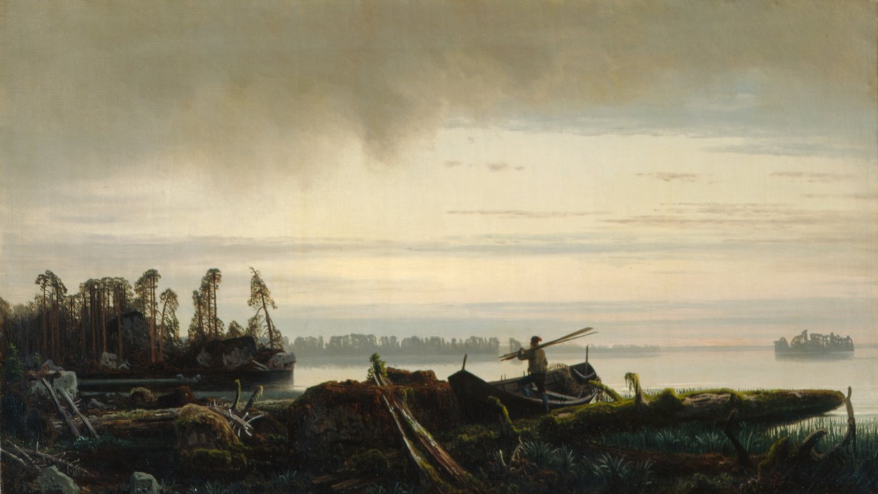 Sannavann (olej na płótnie) autorstwa August Cappelen