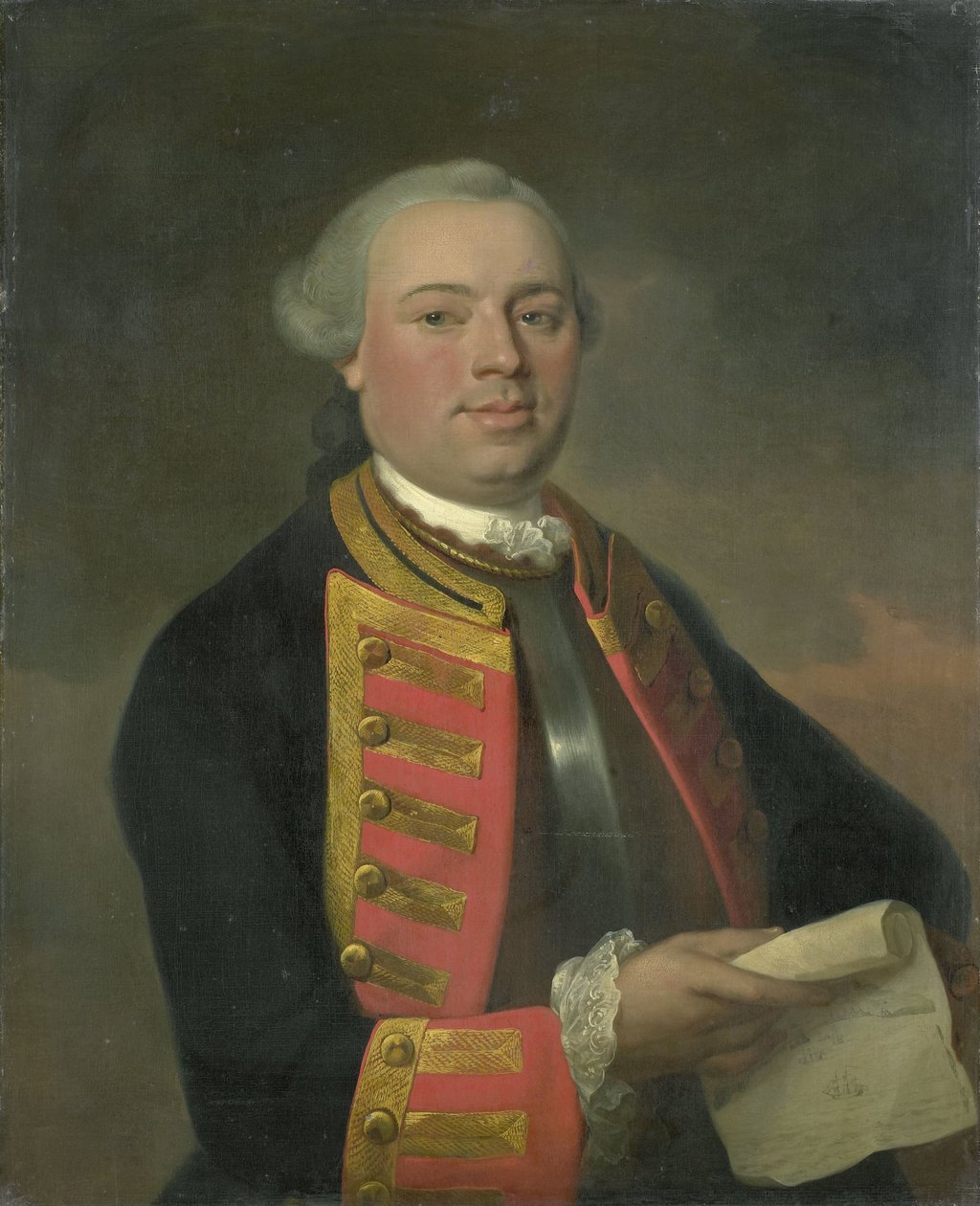 Johan Arnold Zoutman (1724-93), wiceadmirał autorstwa August Christian Hauck