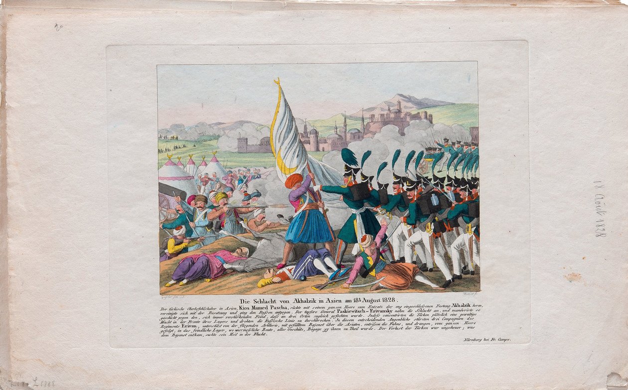 Szturm na twierdzę Achalciche 27 sierpnia 1828 r. 1830 autorstwa August Friedrich Andreas Campe