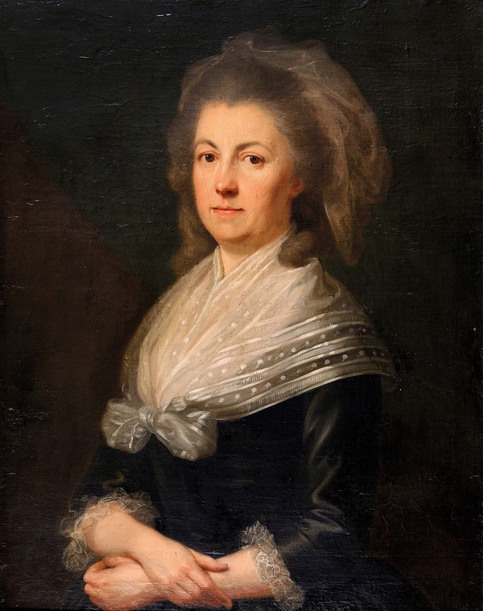 Portret Franciszki Katarzyny von Steiger autorstwa August Friedrich Oelenhainz