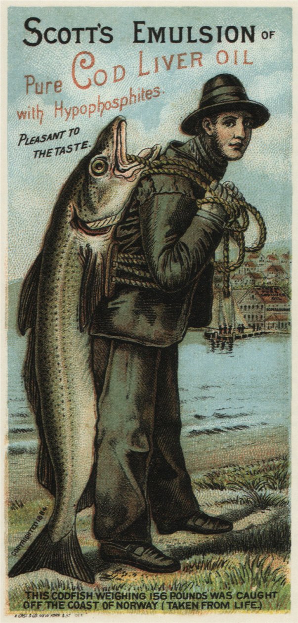 Emulsja Scotta, 1880 autorstwa August Gast
