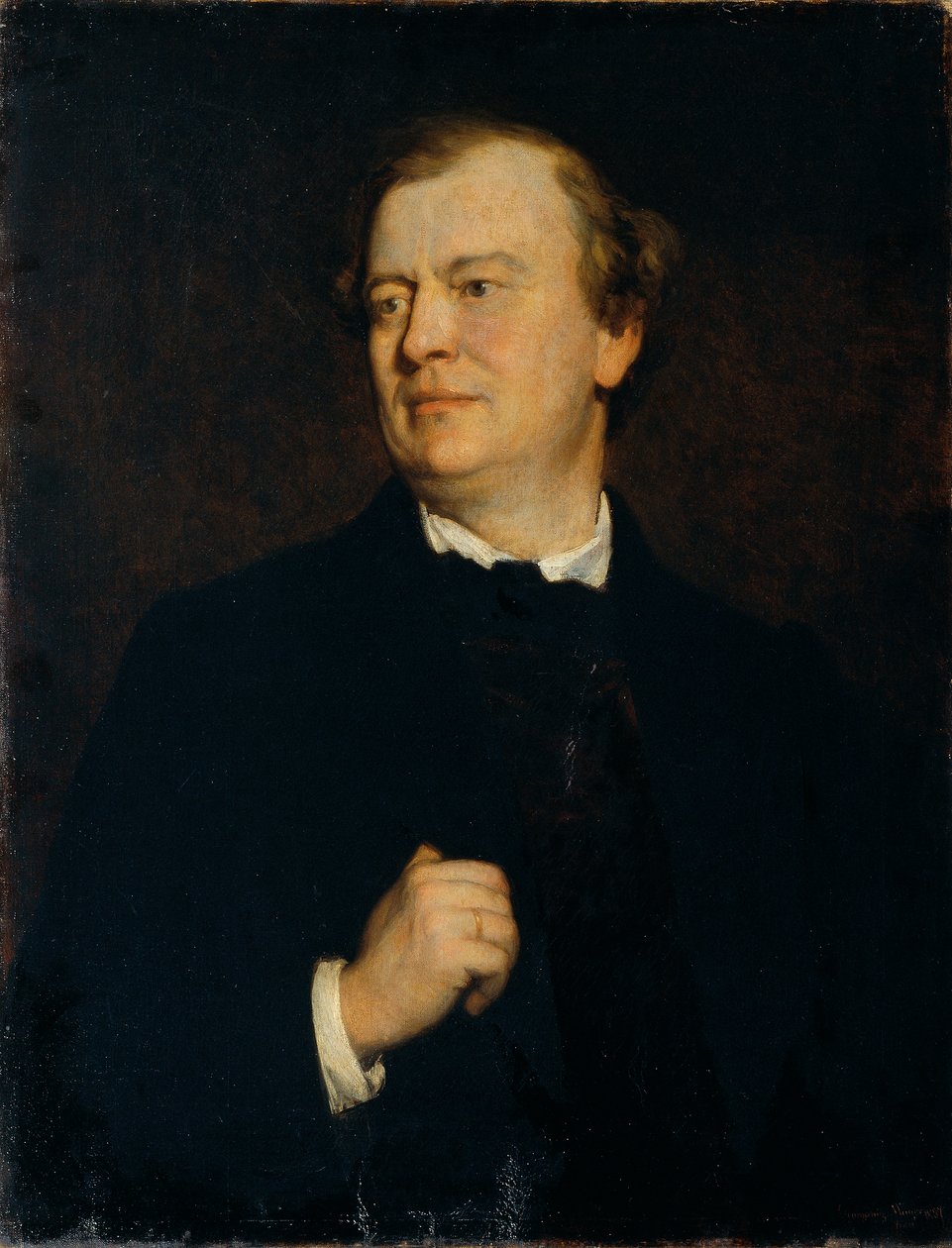 Aktor Julius Findeisen autorstwa August Georg Mayer