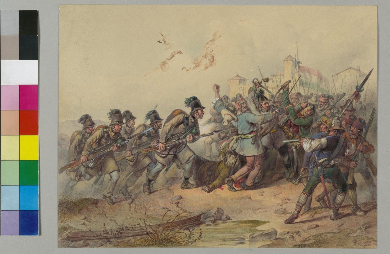 Włochy 1848 autorstwa August Gerasch