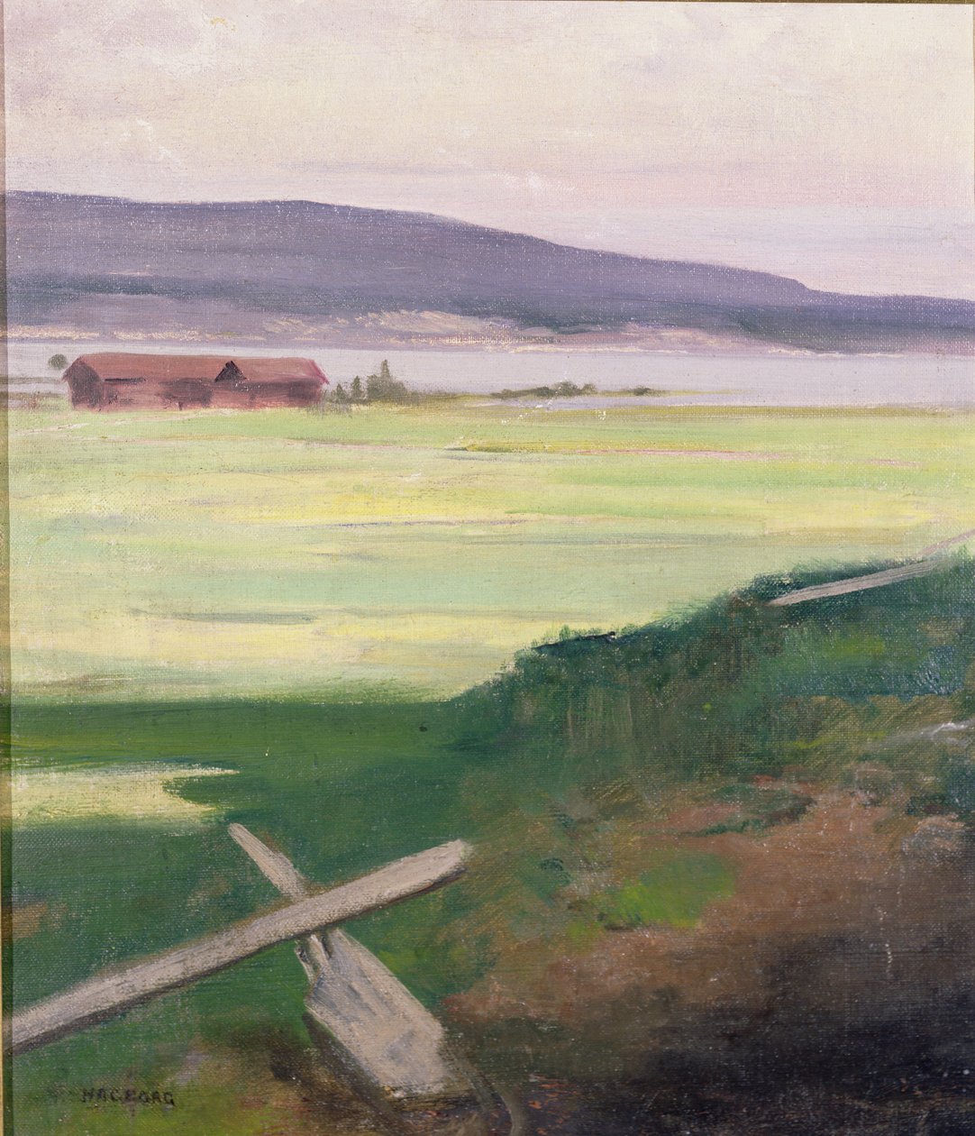 Krajobraz ze Stile, Norrland, Szwecja autorstwa August Hagborg
