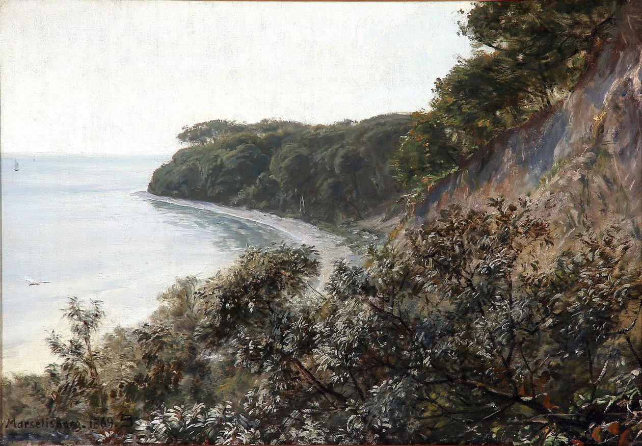 Scena nadmorska z Marselisborg autorstwa August Jerndorff