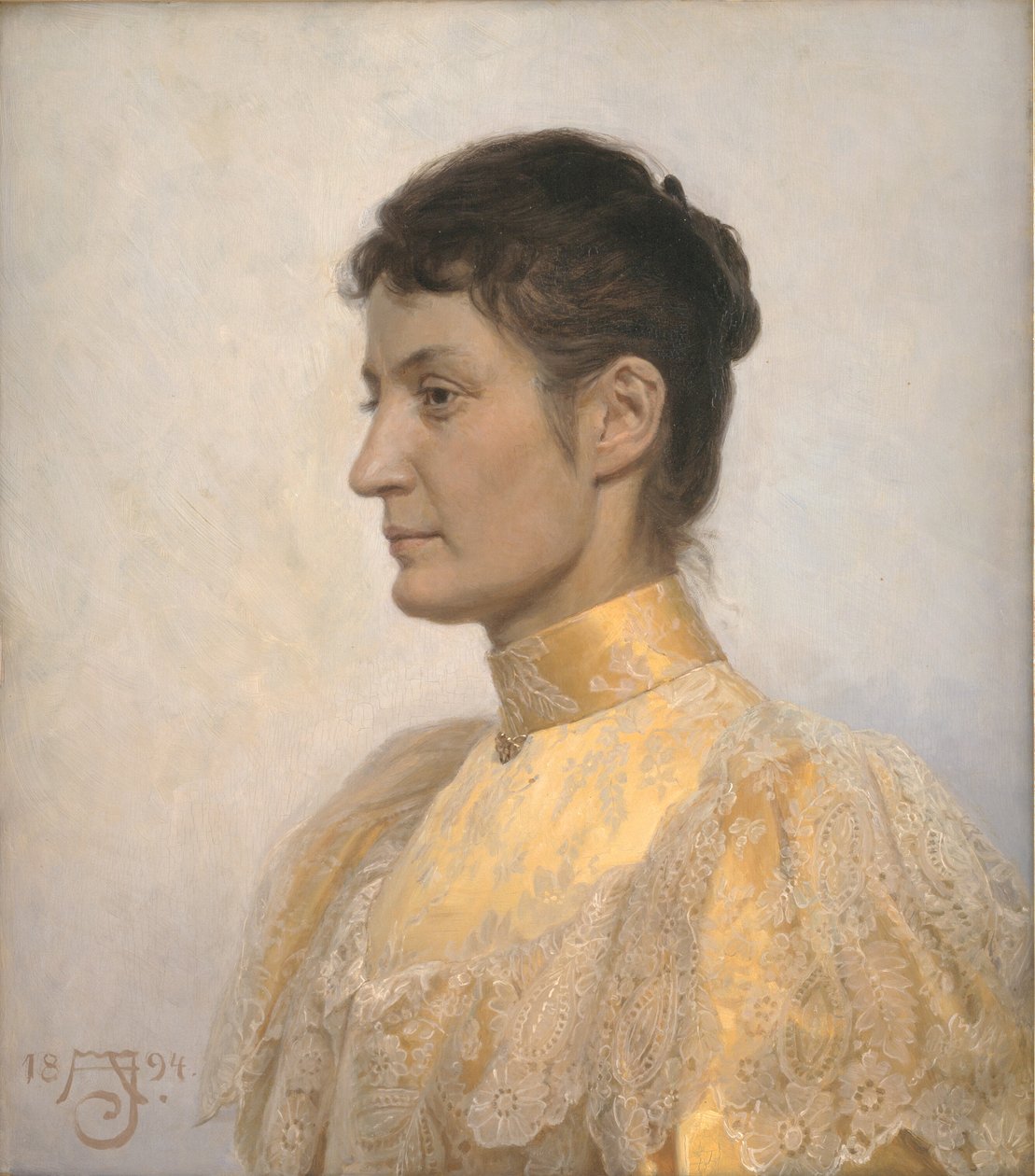 Portret Marii Oppermann autorstwa August Jerndorff