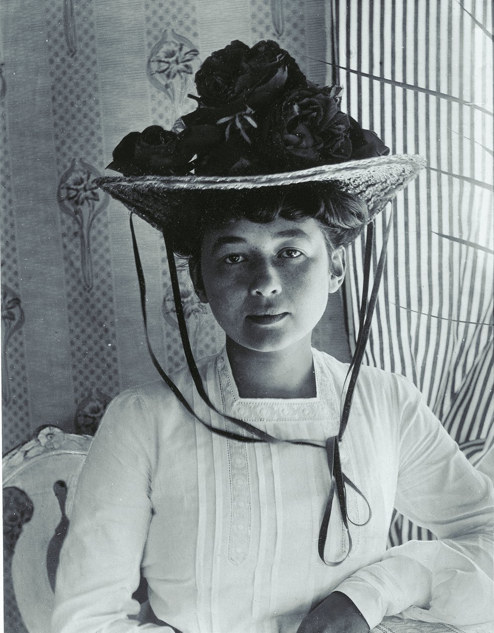 Harriet Bosse, Furusund 1904 (zdjęcie czarno-białe) autorstwa August Johan Strindberg