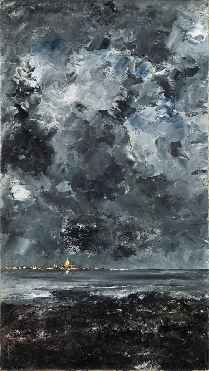 La ville - Miasto - Strindberg, sierpień (1849-1912) - 1903 - Olej na płótnie - 94,5x53 - Muzeum Narodowe w Sztokholmie autorstwa August Johan Strindberg
