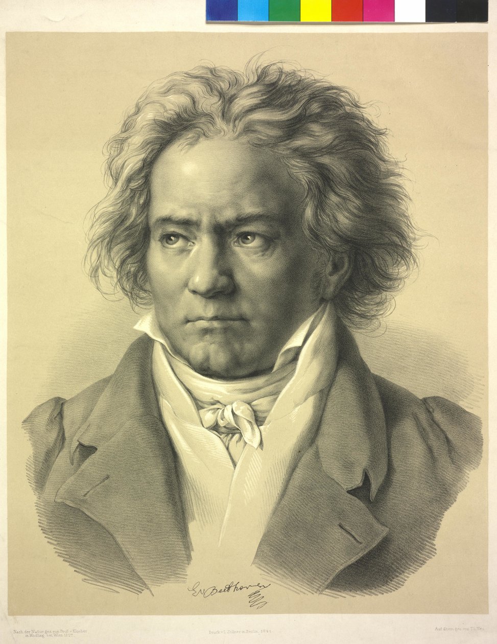 Ludwig van Beethoven autorstwa August Karl Friedrich von (after) Kloeber