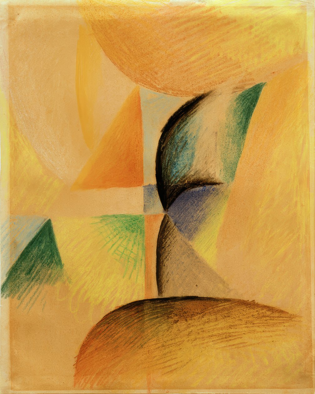 Abstrakcyjne kształty XII autorstwa August Macke