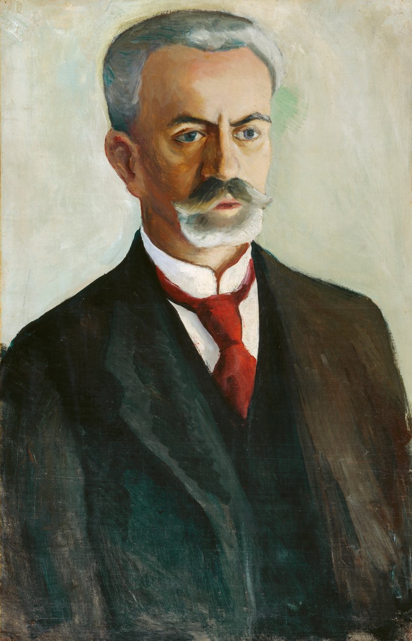 Portret Bernharda Köhlera autorstwa August Macke