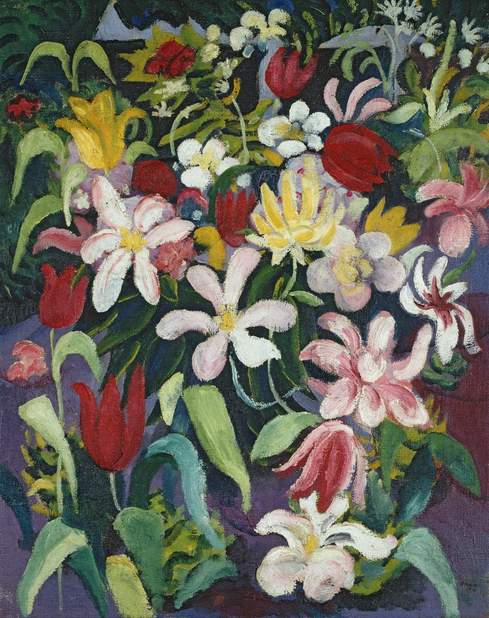 Dywan z kwiatów autorstwa August Macke