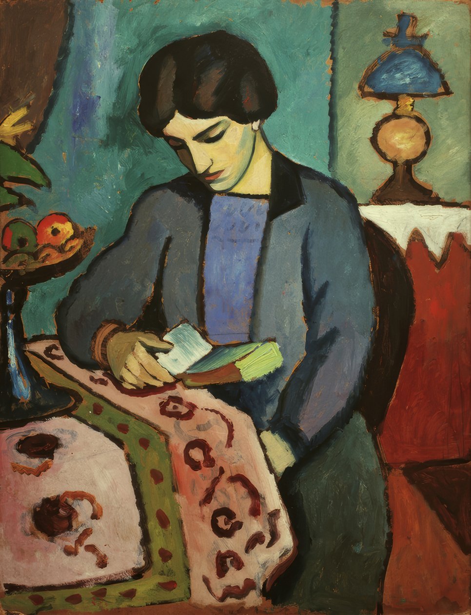 Żona artysty autorstwa August Macke