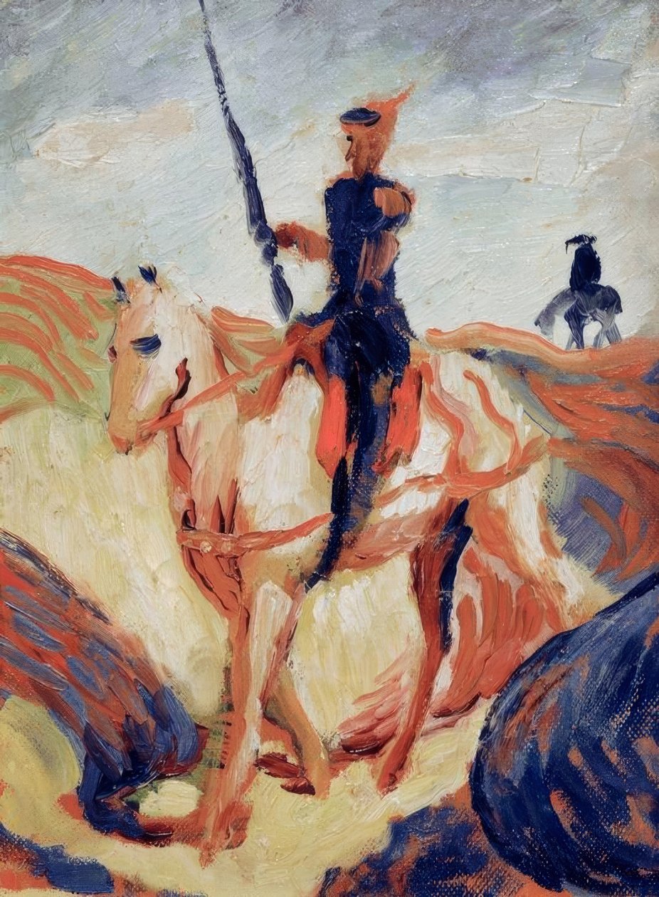 Don Kichot autorstwa August Macke