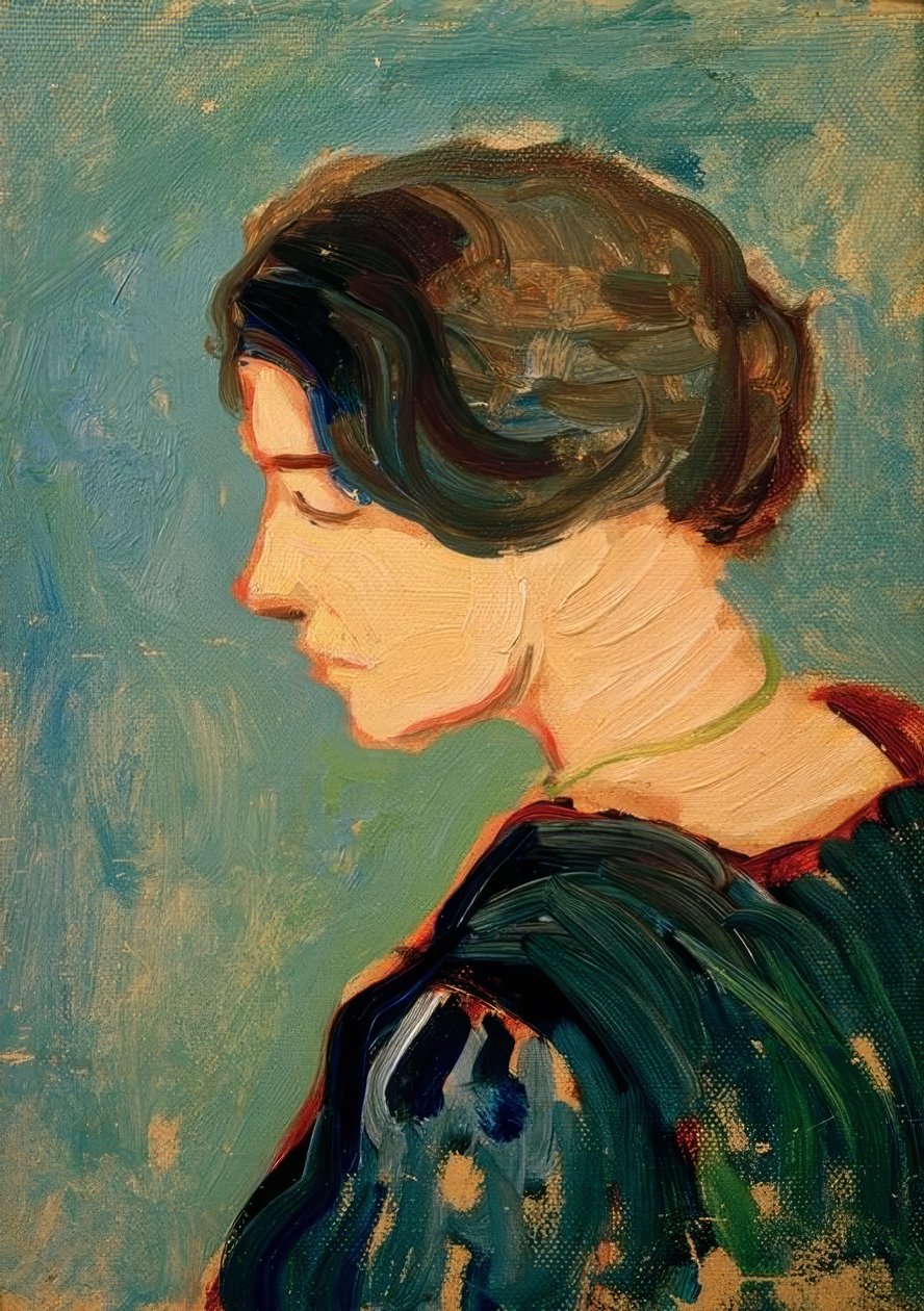 Elisabeth Macke, kierownik studiów autorstwa August Macke