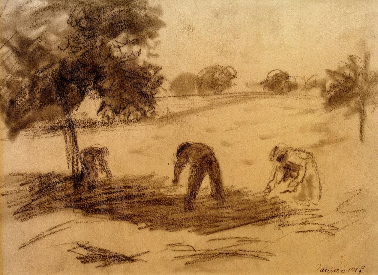 Praca w terenie autorstwa August Macke