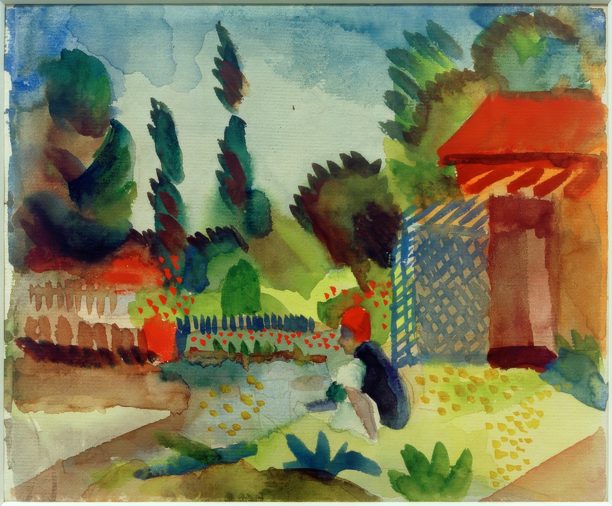 Budka ogrodowa autorstwa August Macke