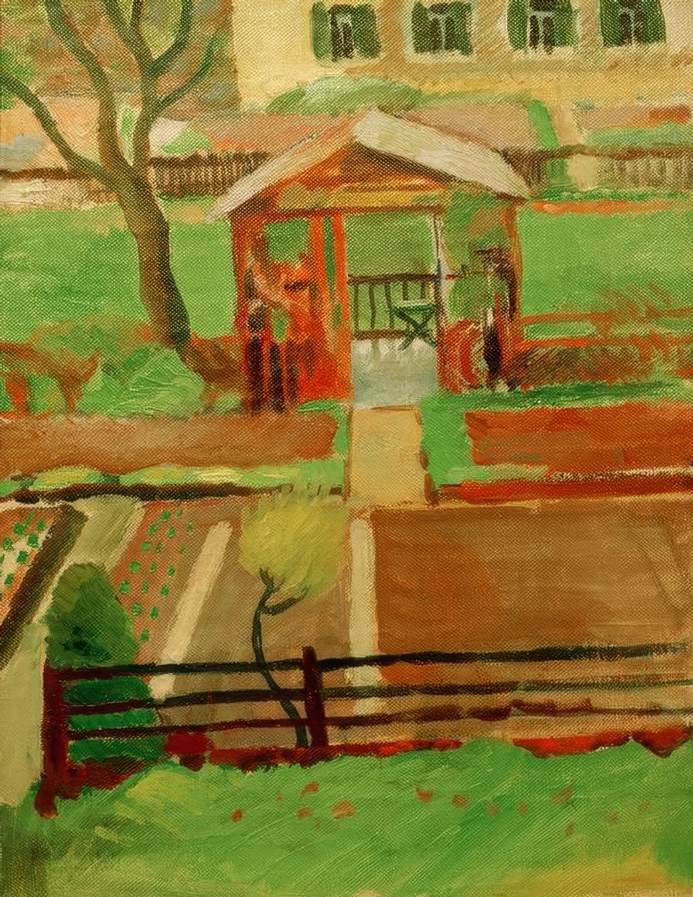 Szopa ogrodowa w Tegernsee autorstwa August Macke