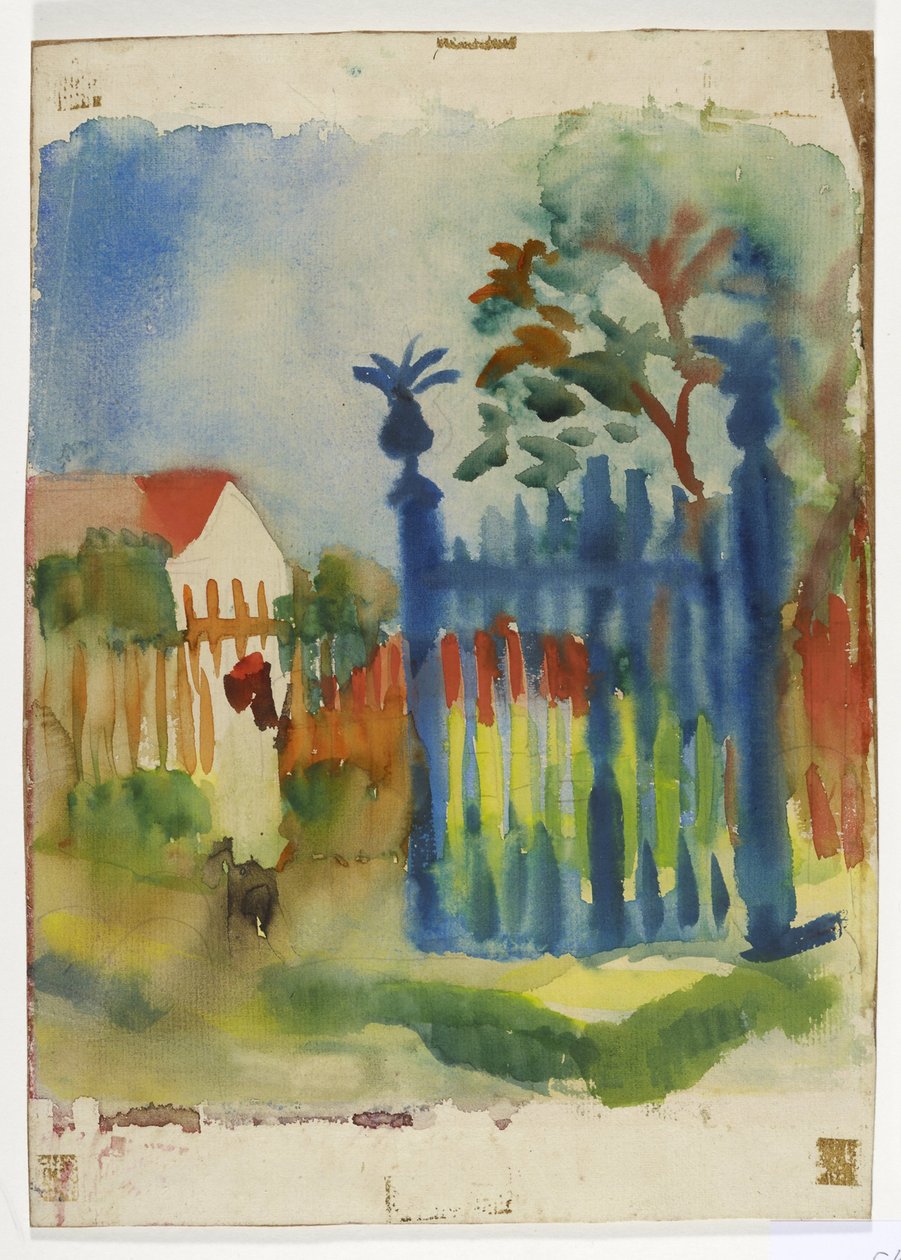 Brama ogrodowa autorstwa August Macke