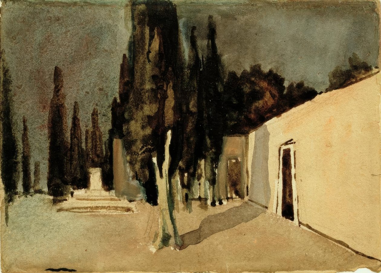 Grab des Agamemnon autorstwa August Macke