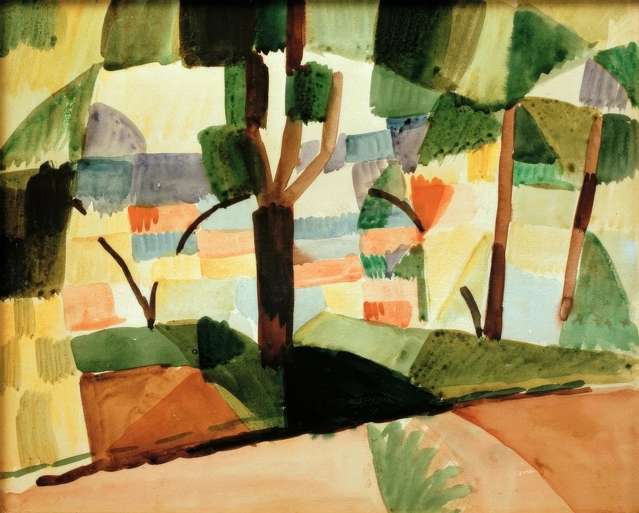 Kandern IV autorstwa August Macke