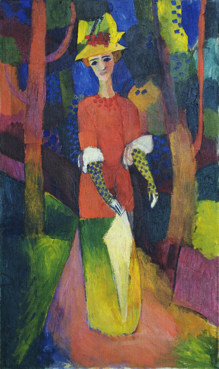 Pani w parku autorstwa August Macke