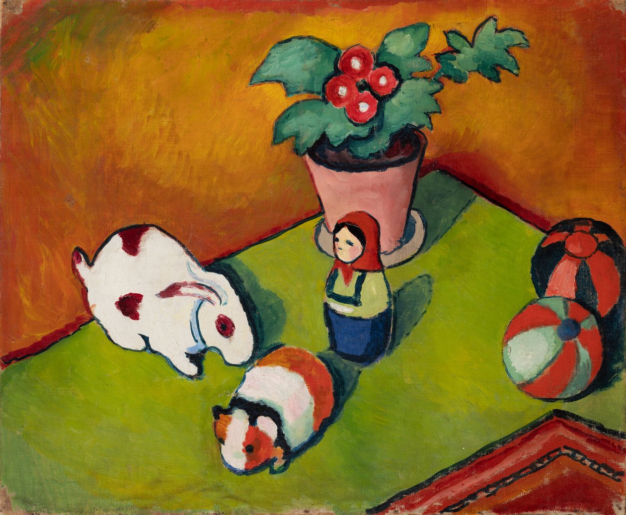 Zabawki Małego Waltera autorstwa August Macke