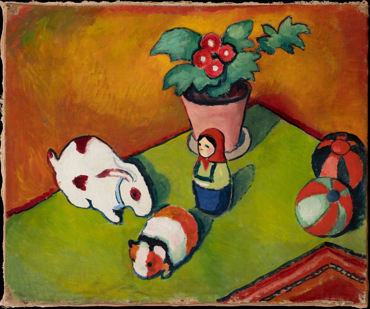 Zabawki Little Waltera autorstwa August Macke