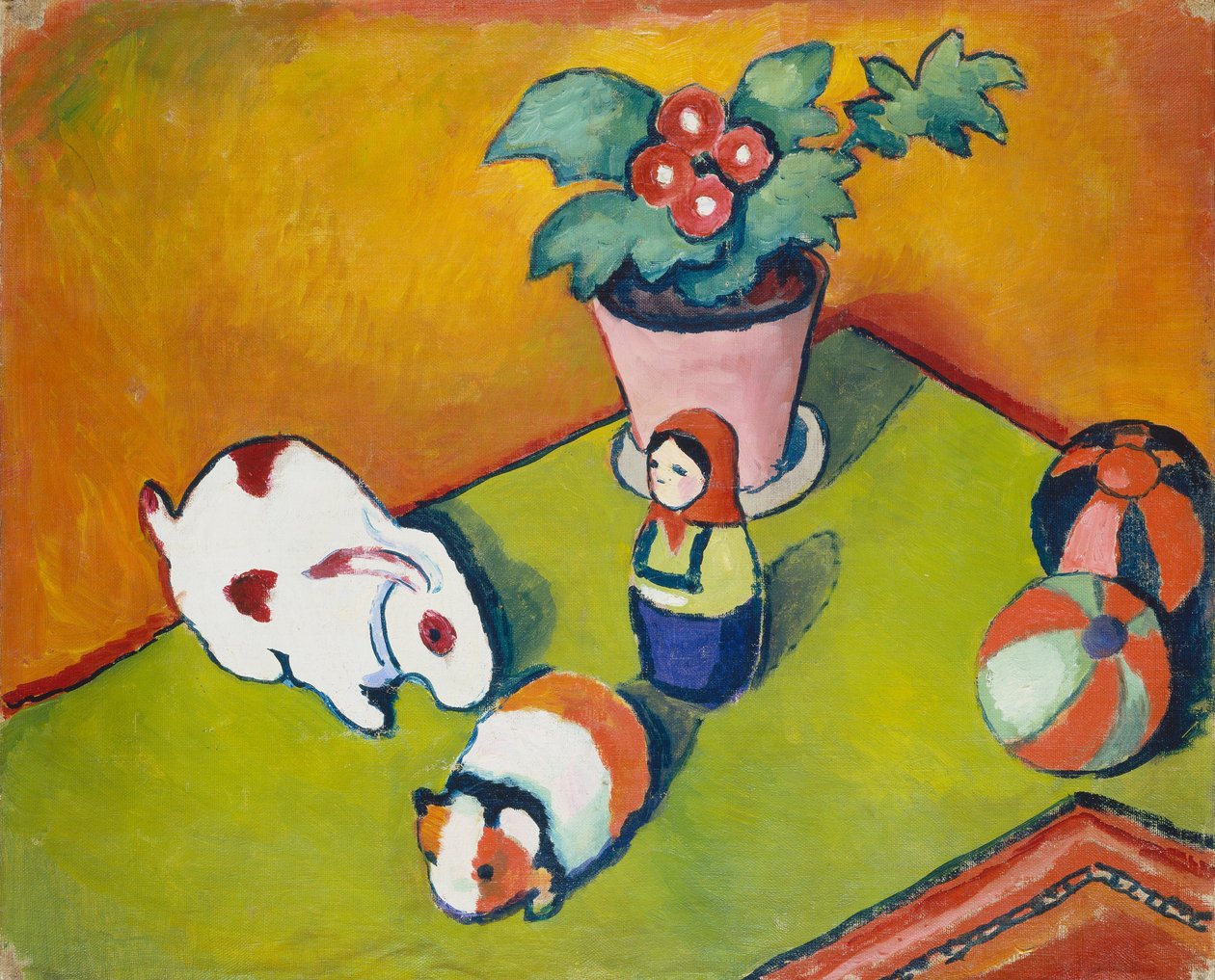 Zabawki Małego Waltera autorstwa August Macke