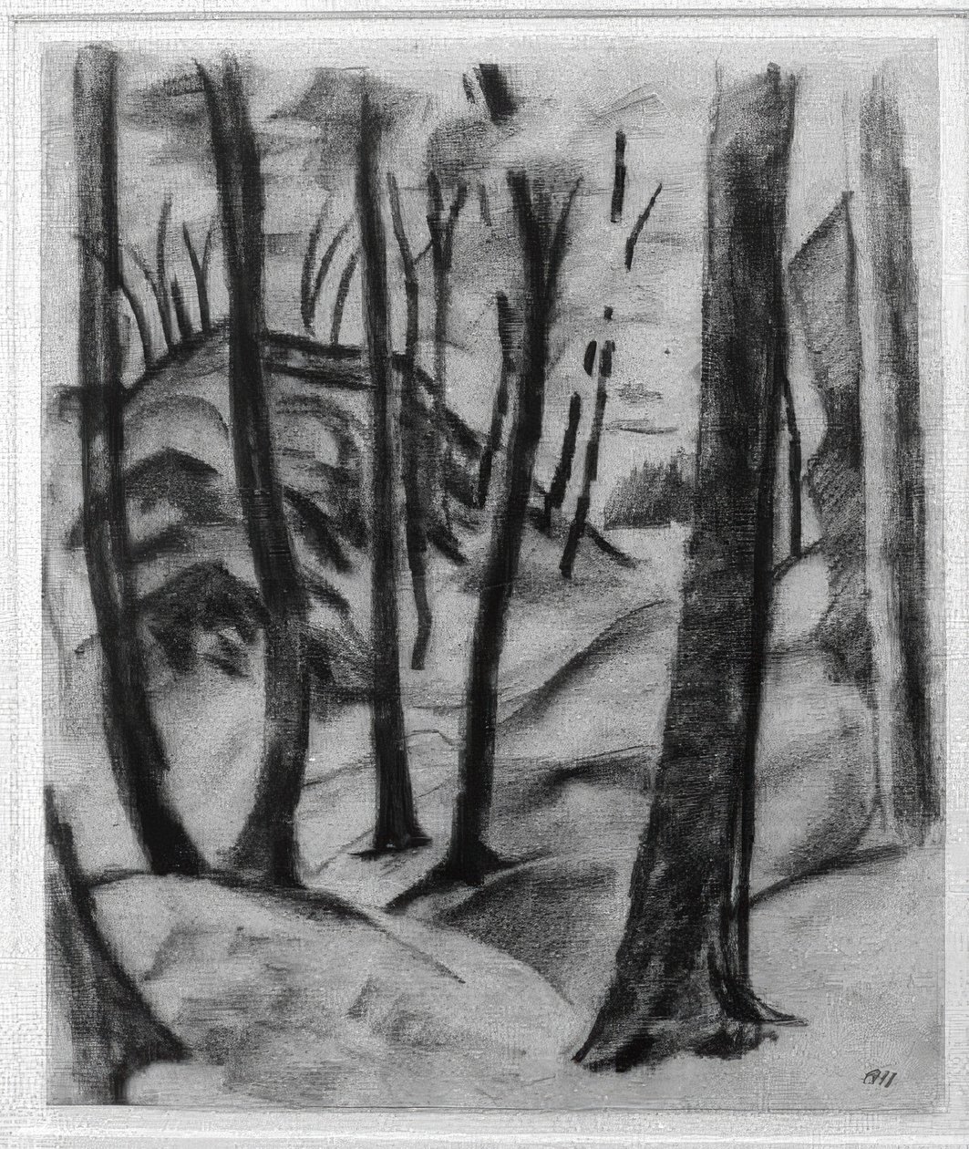 Motyw z Wolfsschlucht autorstwa August Macke