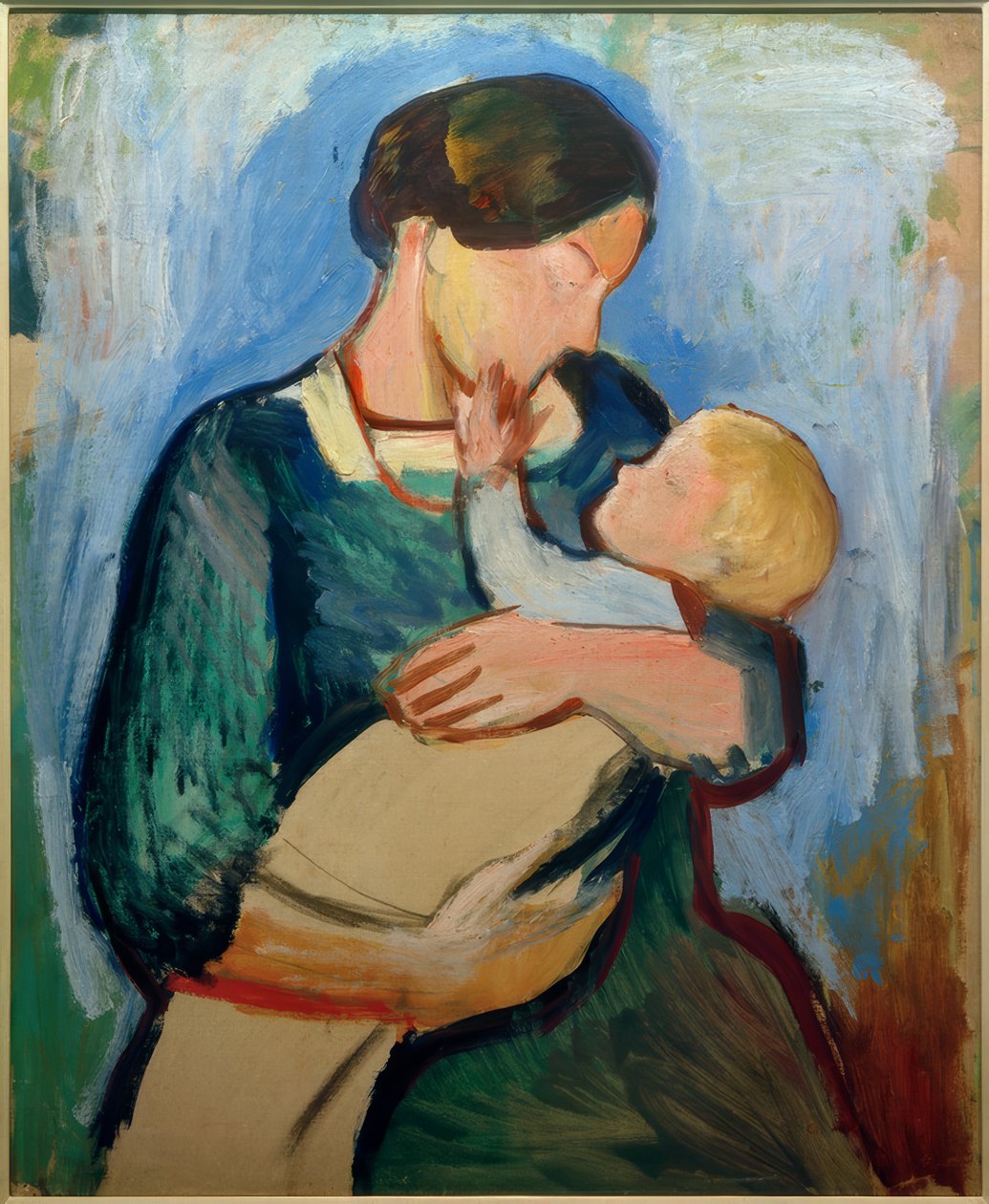 matka z dzieckiem autorstwa August Macke