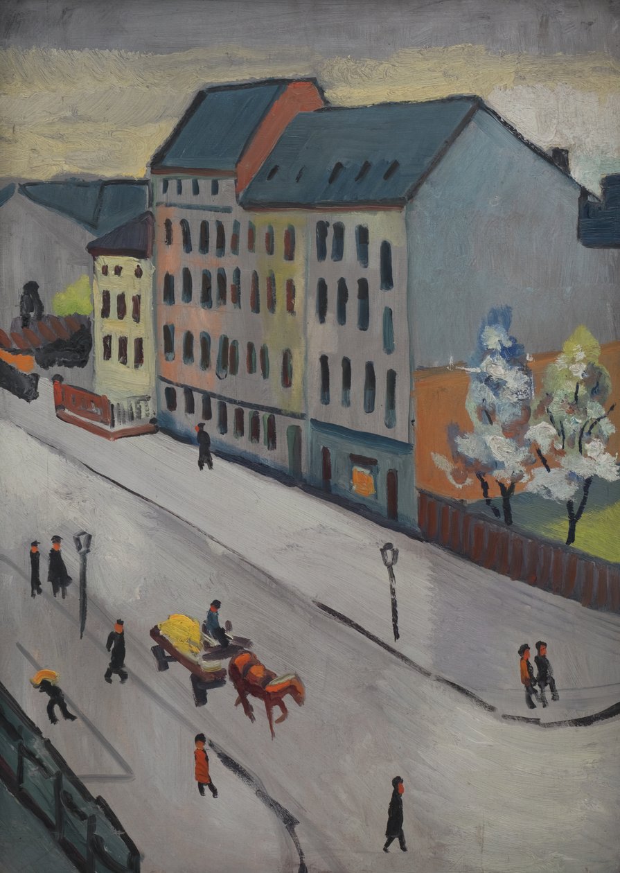 Nasza ulica w Grau autorstwa August Macke