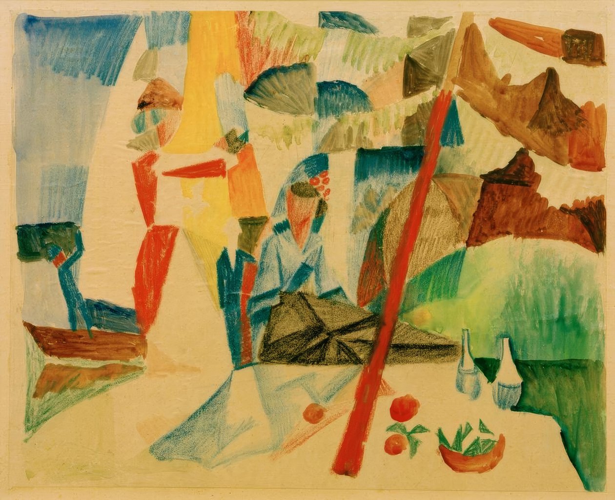Piknik po żegludze autorstwa August Macke