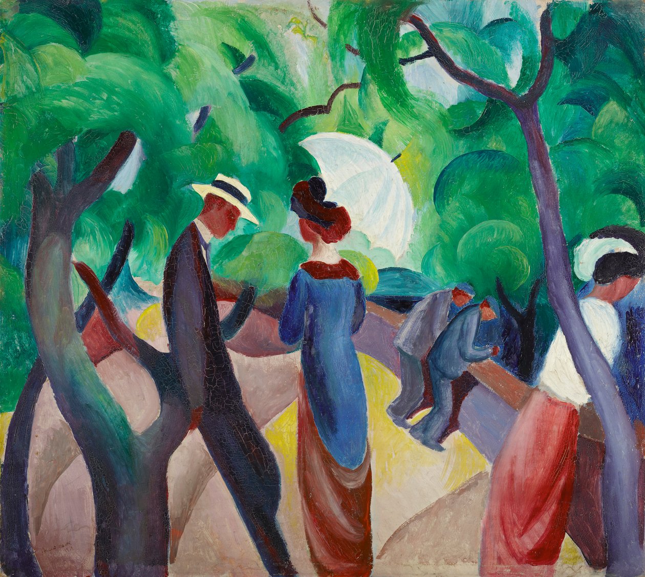 Spacer autorstwa August Macke