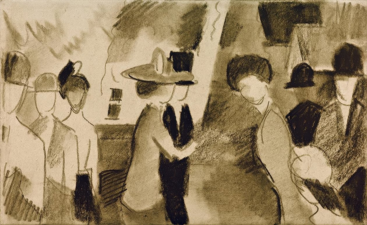 Promenada II autorstwa August Macke
