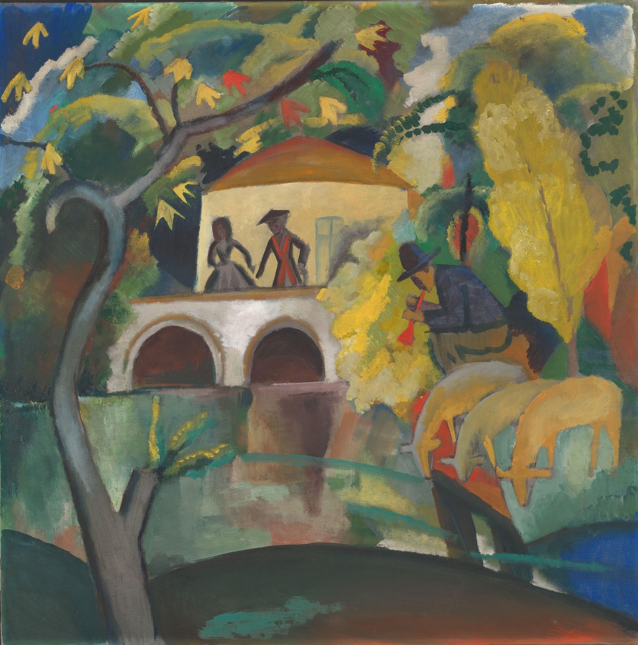 Rokoko autorstwa August Macke
