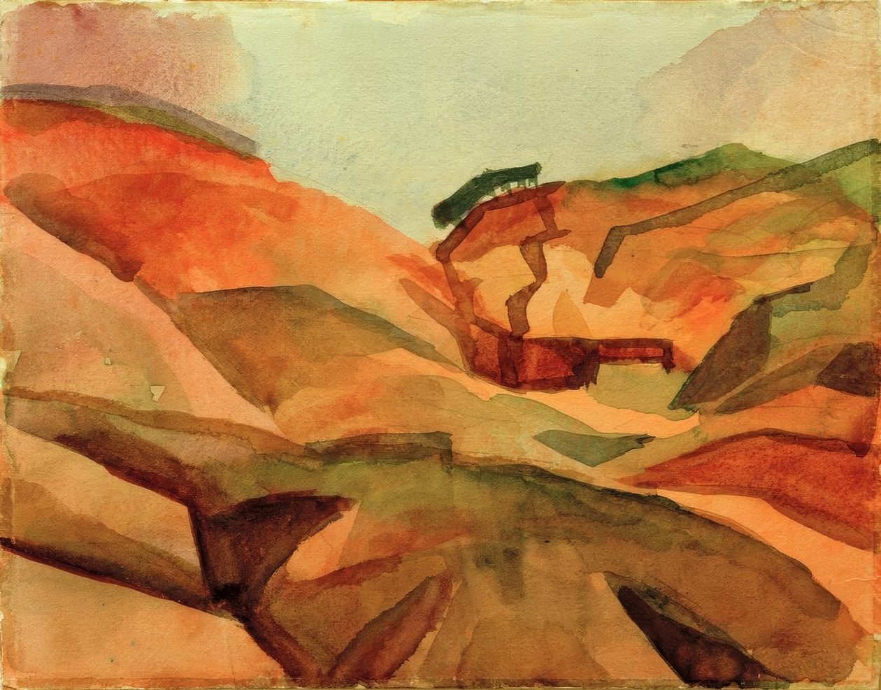 kanion autorstwa August Macke