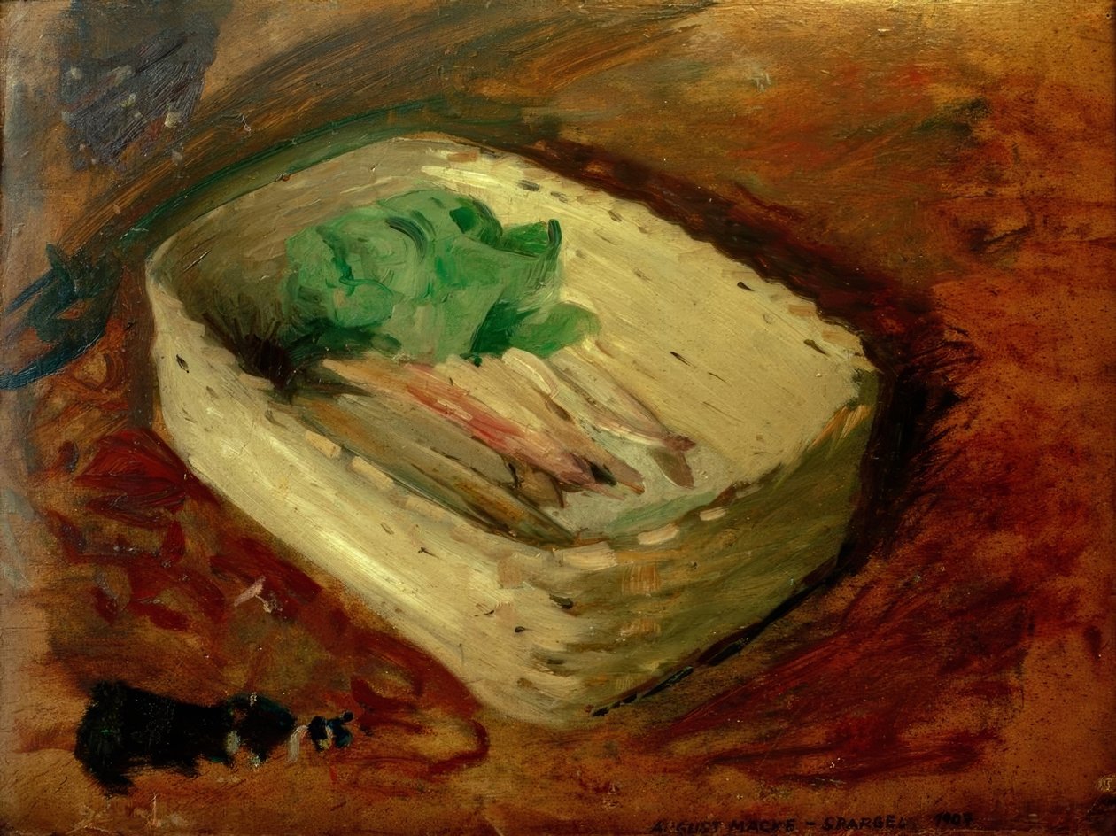 szparag autorstwa August Macke