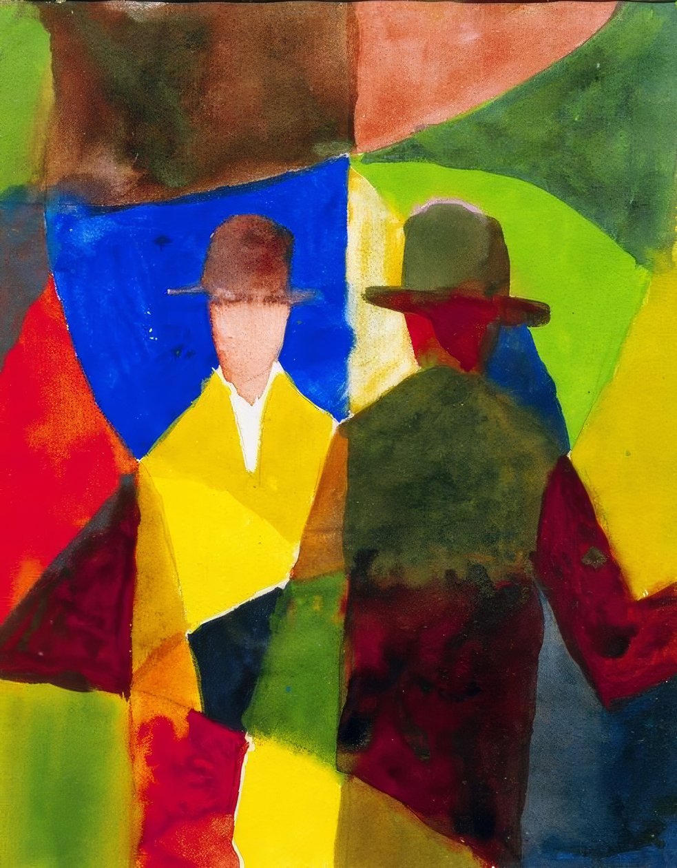 Odbicie w witrynie sklepowej autorstwa August Macke