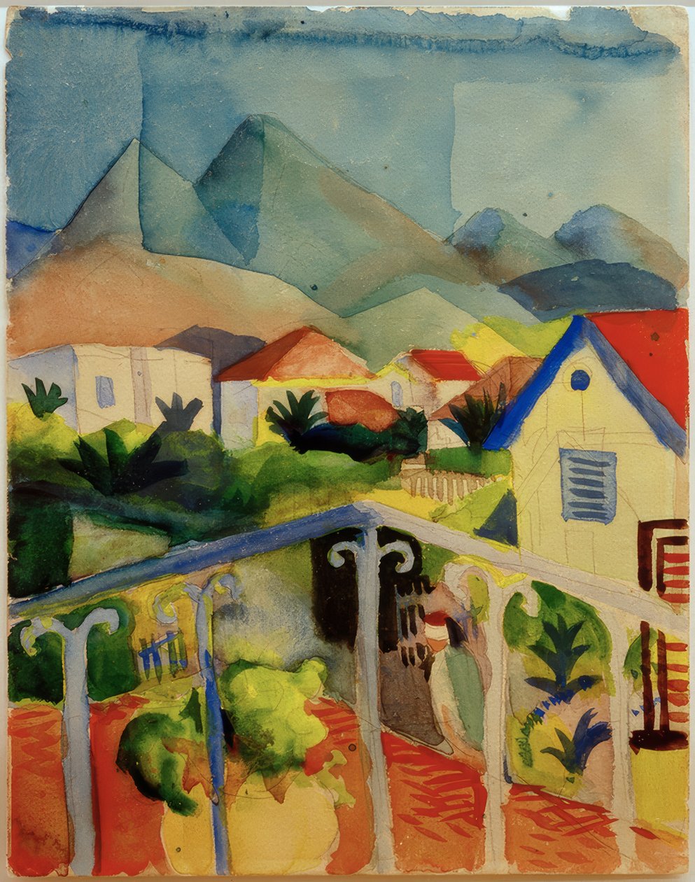 NS. Germain bei Tunis autorstwa August Macke