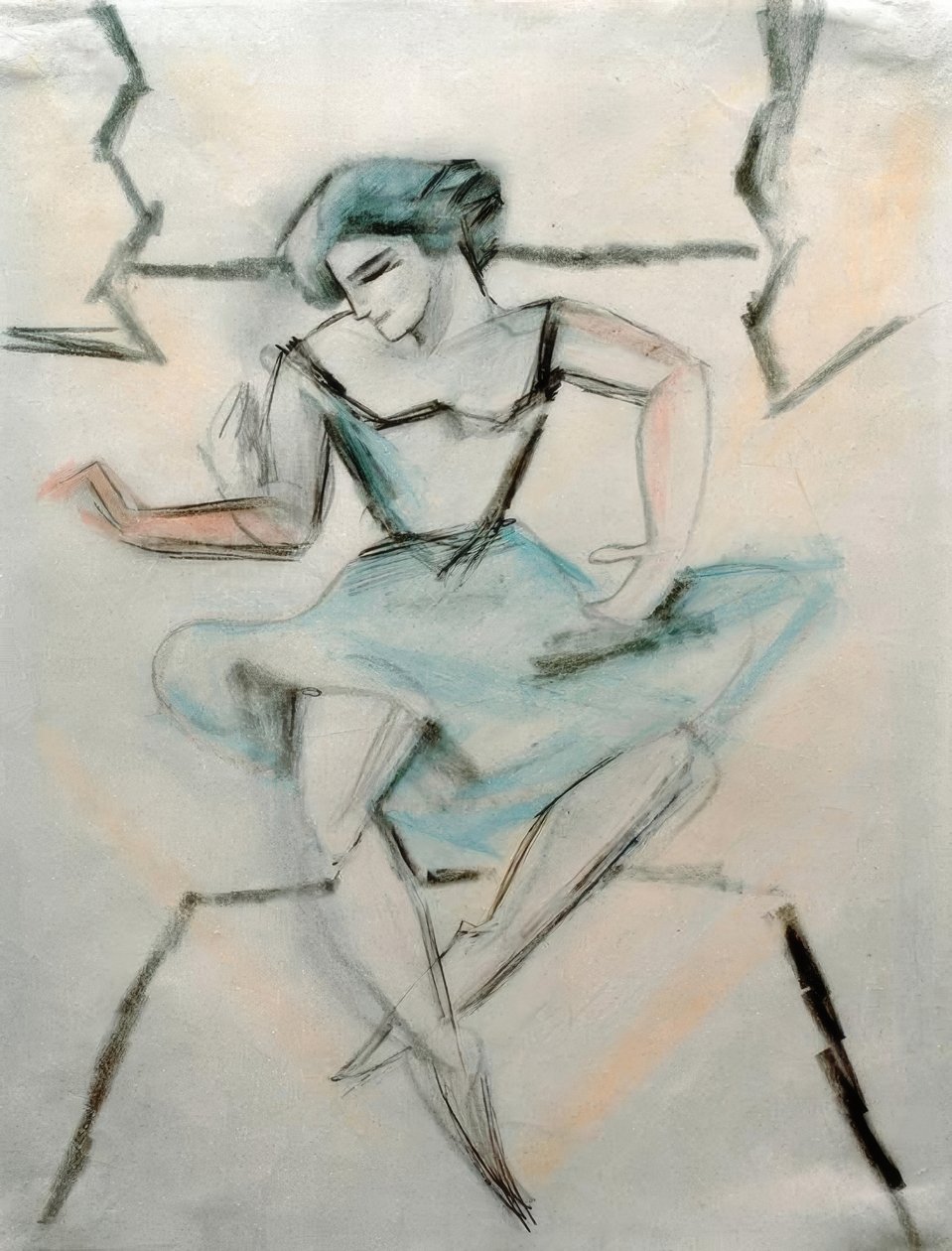tancerz autorstwa August Macke