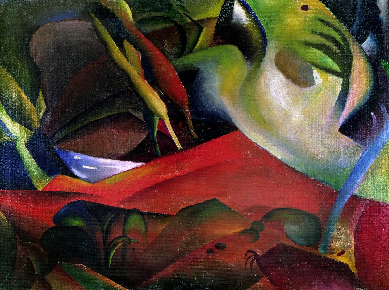 Burza, 1911 autorstwa August Macke