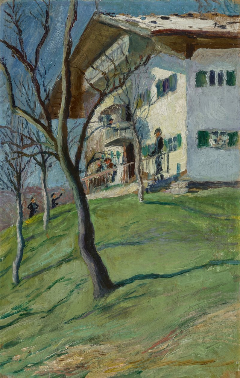 Nasz mały domek w Tegernsee autorstwa August Macke