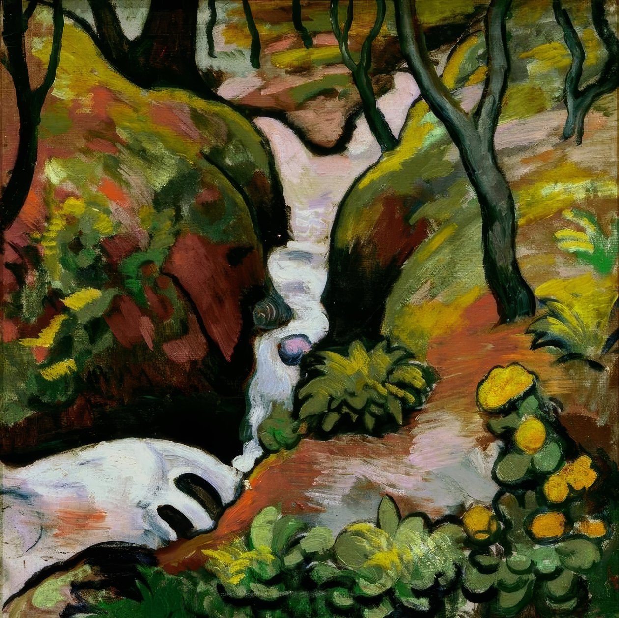 Waldbach autorstwa August Macke